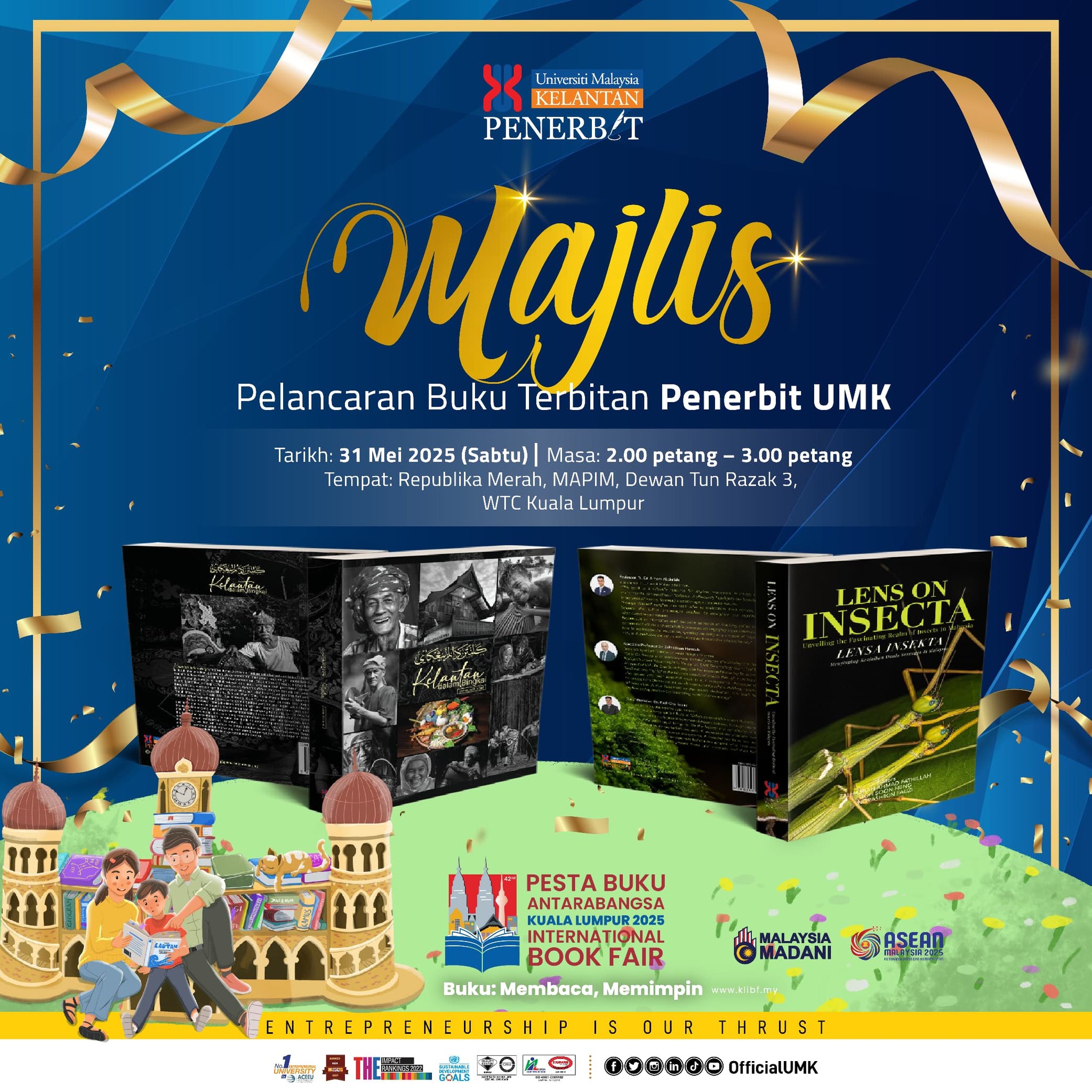Majlis Pelancaran Buku Terbitan Penerbit UMK