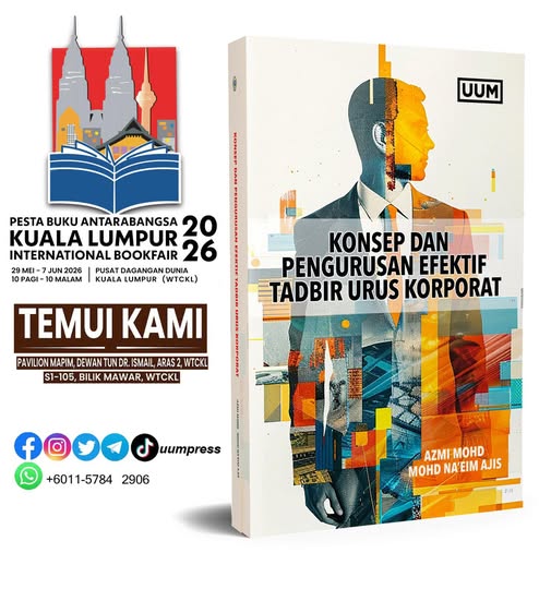 TERBITAN BAHARU UUM PRESS DI PBAKL 2026 KONSEP DAN PENGURUSAN EFEKTIF TADBIR URUS KORPORAT 