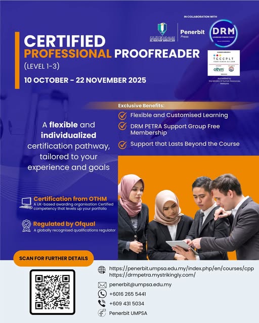 The Certified Professional Proofreader (CPP) 