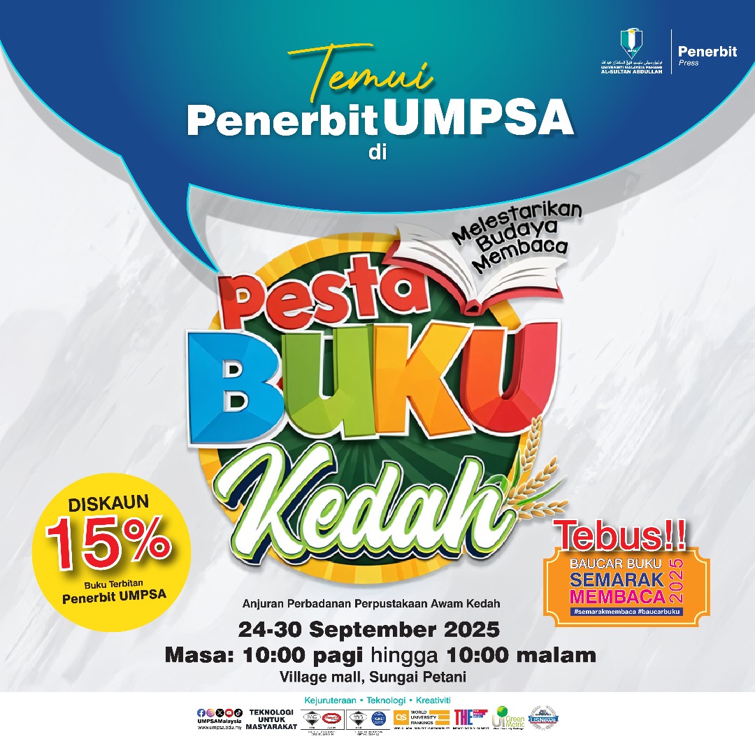 Penerbit UMPSA di Pesta Buku Kedah 2024